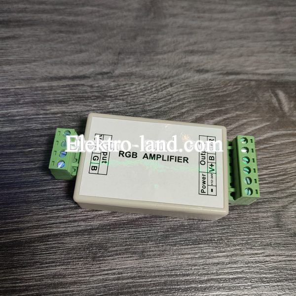 RGB  усилитель 12 А 144W (пластик) #39 AVT